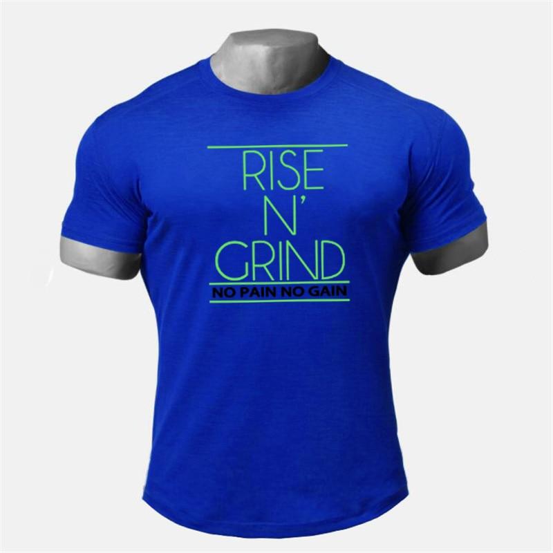 Do The Work New Brand Cotton Men Summer Gym Sports Bodybuilding and Fitness Printed O-neck Slim Fit Tee Shirt Homme