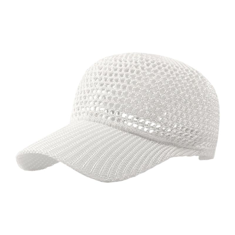 

Quick Dry Breathable Baseball Cap Lightweight Mesh Sun Hat with Ventilation for Outdoor Activities белый