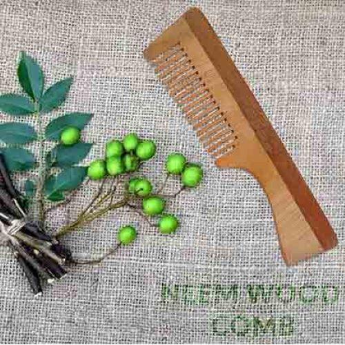 RSINC Handle Neem Wood Comb Handmade | Reduce Hairfall and Dandruff | For Unisex B0D1C4XBX8