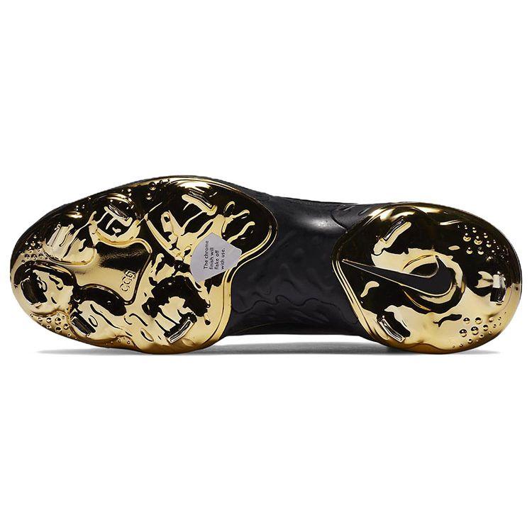 Nike Alpha Huarache Elite 3 Low Premium Schwarz Metallic Vivid Gold Herren Sneaker Weiß CV3553-001