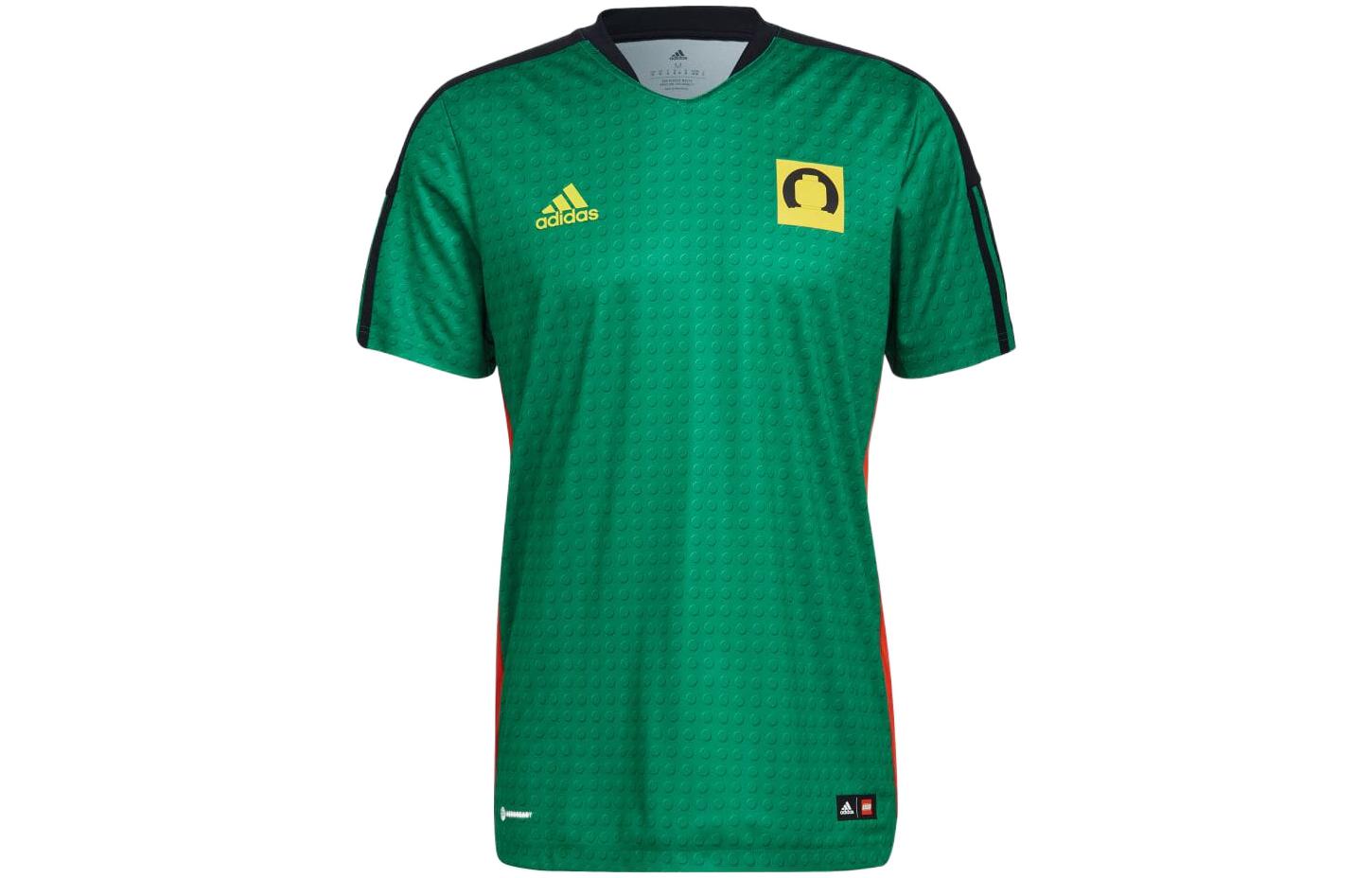

Adidas Soccer Jerseys Men s Green Moderate Straight Fit HC9802 J/O