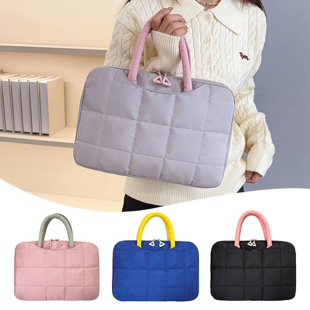 Portable Shockproof Laptop Handbag Waterproof Nylon Notebook Bag Soft Case Notebook Case