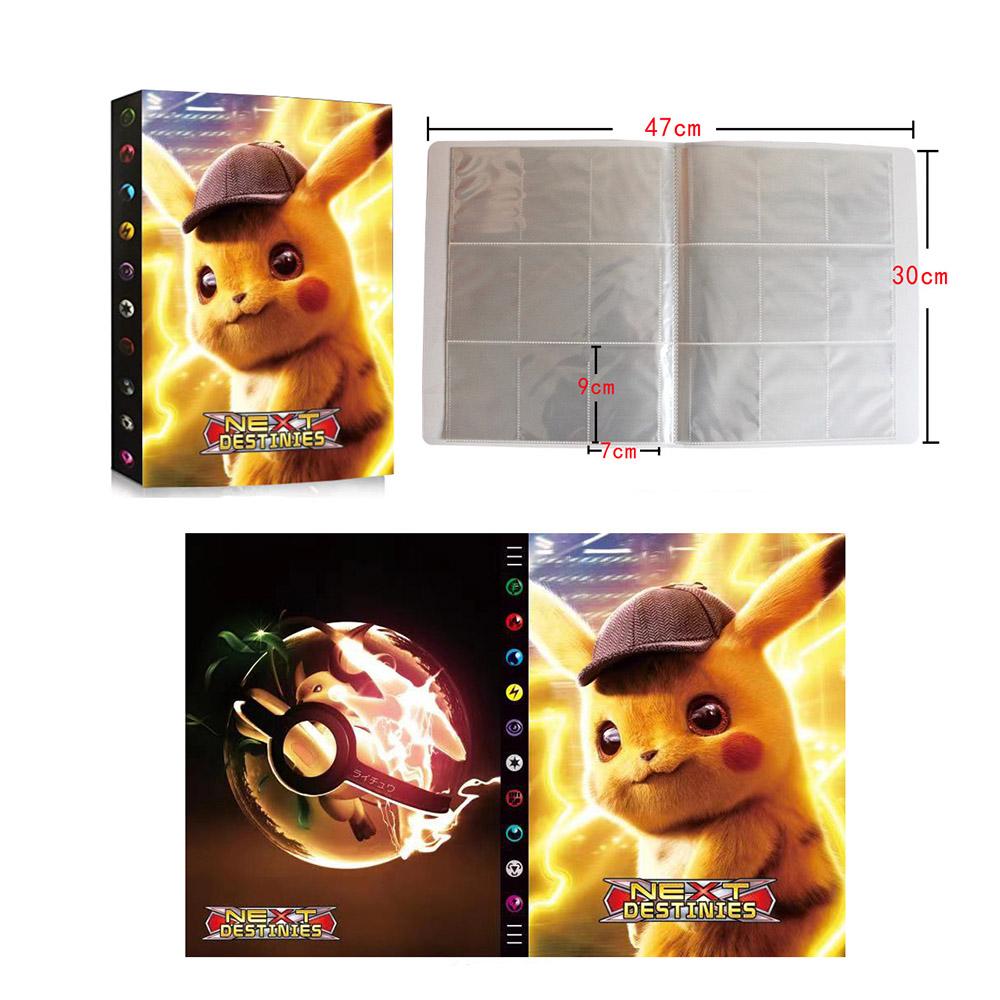Buy 432 Pieces Pokemon Album Book Cartoon Card Map Folder Game Card VMAX GX  9 Pocket Clip Collection Loaded List Kids Cool Toy Gifts at affordable  prices — free shipping, real reviews