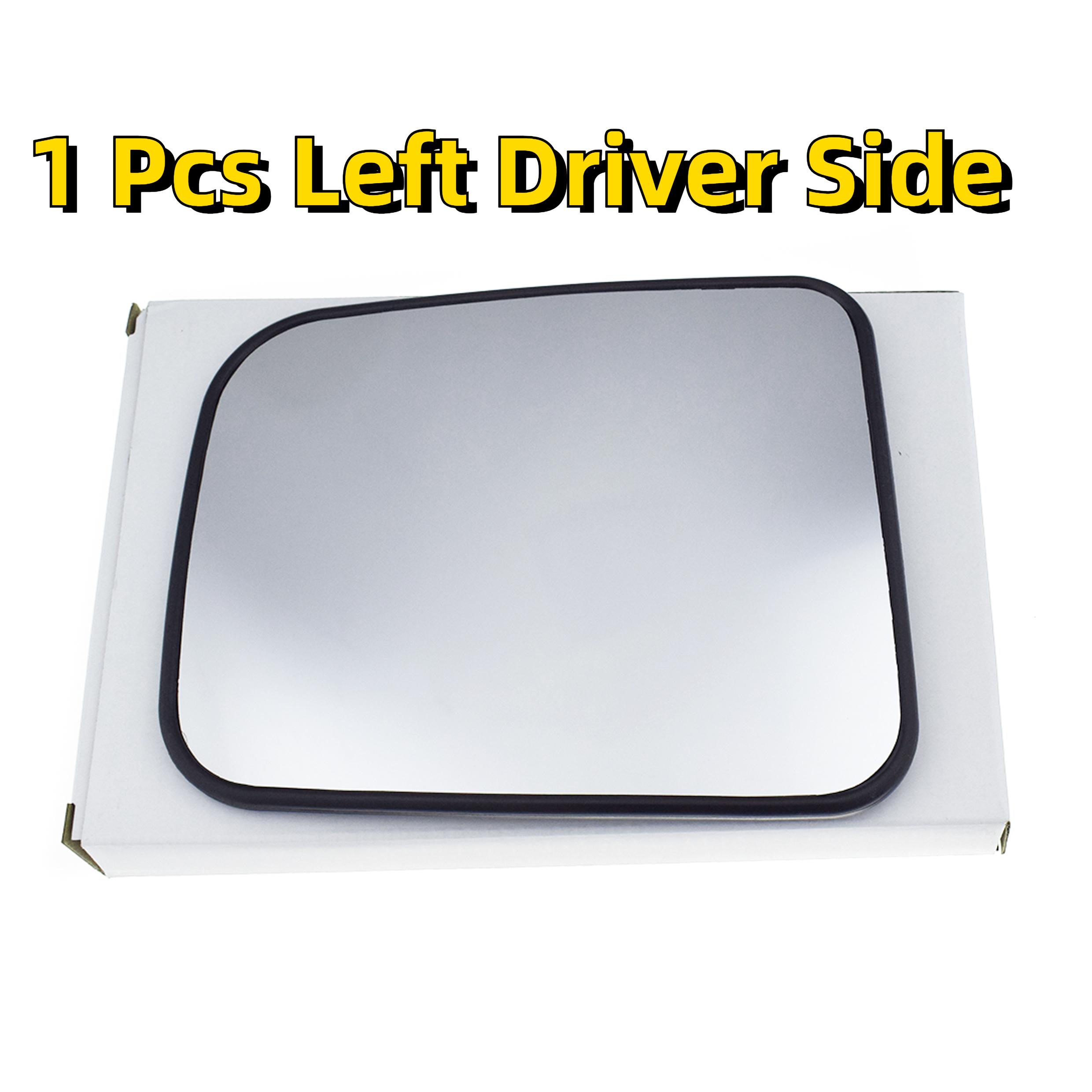 Rearview Side Mirror Glass Heated Left or Right For Nissan Patrol Y61 1997-2013, Frontier Pickup 1998-2005, Navara D22 1997-2015 1 Pcs Left Side