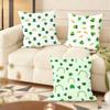 Funny St Patricks Day Cushion Cover Natural Linen Organic Fabric DoubleSided Printing Couch Pillow Covers Home Decor