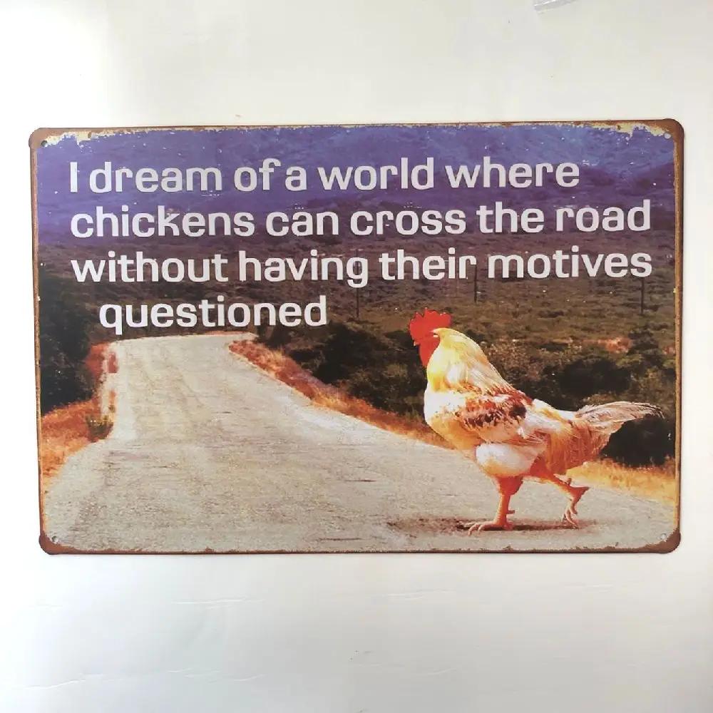 Vintage Metal Tin Sign Toilet Humor Wall Art Home Bar Decor