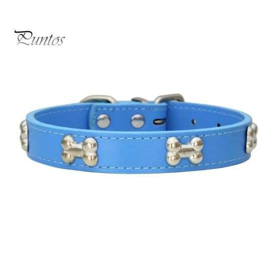 

Ошейник для домашних животных с рисунком в виде кости, металлической пряжкой, регулируемым размером, удобный для ношения, ошейник для домашних животных с поводком