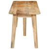 Banc 160x40x45 cm bois massif de manguier