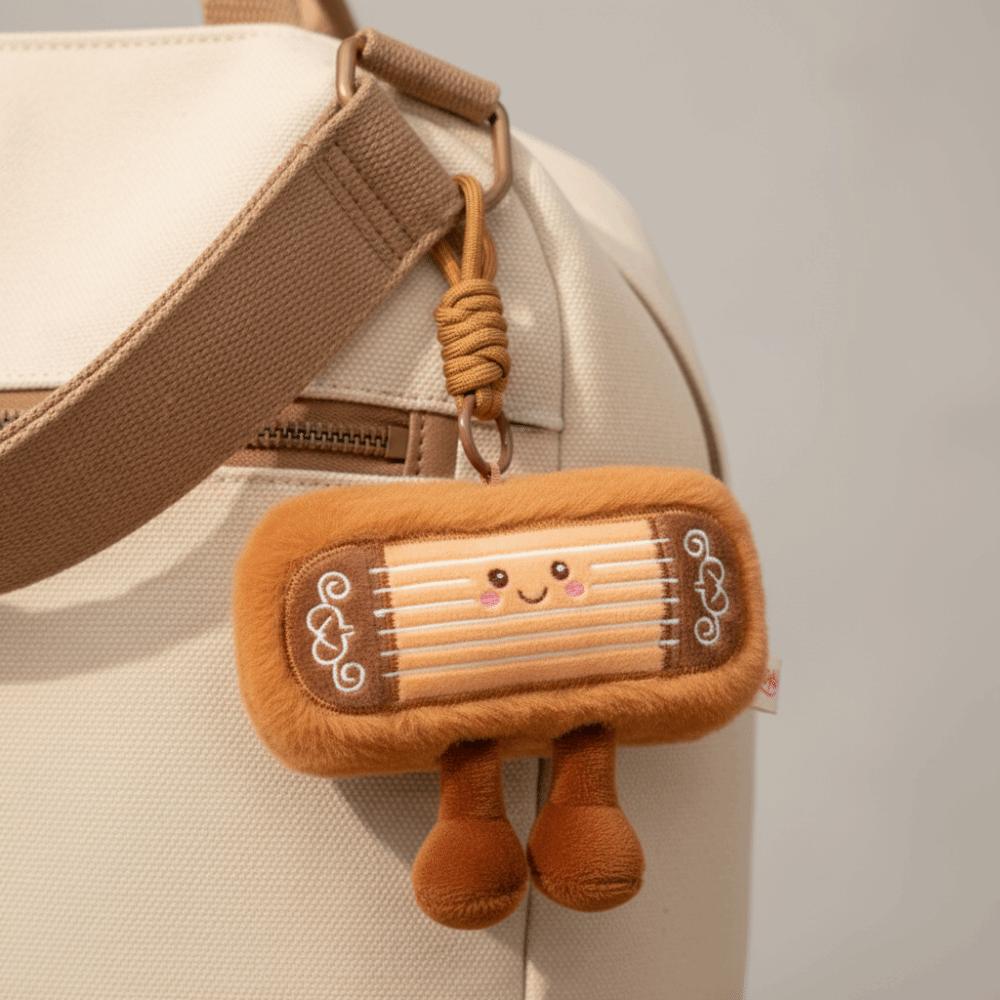 Simulated Chinese Zither Doll Pendant Kawaii Guzheng Plush Pendant Kids Gifts