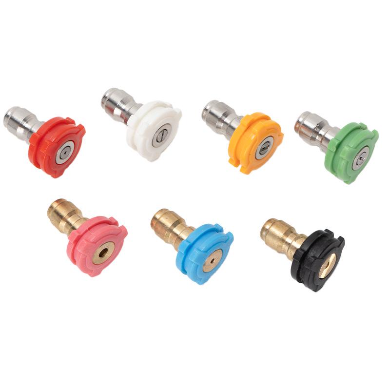 Duza pentru Mașină de Spălat cu Presiune cu Conectare Rapidă 1/4 în Formă de Evantai Accesoriu pentru Spălarea Mașinii