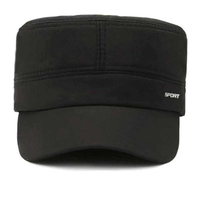 Warm Ear Protectors Thickened Old Man Hat Flat Top Hat Autumn and Winter Men's Outdoor Winter