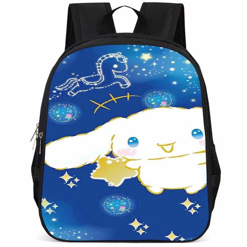 Adorable Cinnamoroll 15 Inch Large Capacity Lightweight School Backpack For Kids