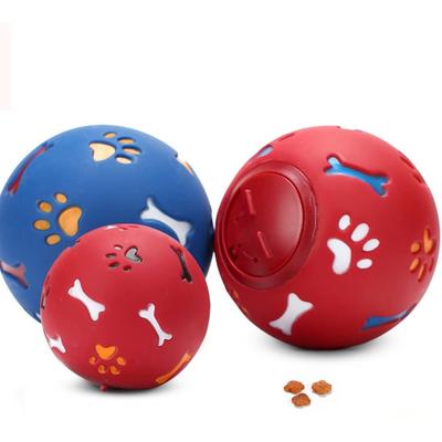 Rubber Kibble Food Dispenser Toy-Handle Dispenser-Interactive Candy Chew Toy