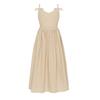 Women's Summer Maxi Dress Casual Boho Sleeveless Spaghetti Strap Smocked Tiered Long Beach Sun Dresses Vacation Dress for Women Solid Halter Dress