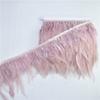 10Meters Leather Pink Rooster Neck Hackle Feather Trim Ribbon Pheasant Feathers Fringe For Crafts Plume Decoration Decor Plumas