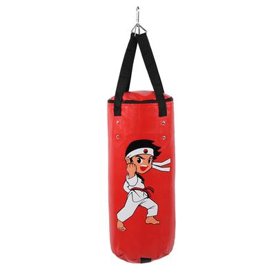 Kinder Boxsack Hängend Kind Sanda Muay Thai Training Hohl Ausrüstungrot 60cm