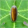 Tiger Eye 925 Sterling Silver Ring – Handmade Gemstone Jewelry