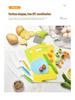 Children's Kitchen Toy Set: Fruit Knives, Molds, Wheat Straw Cutting Board, Baby Food Tools