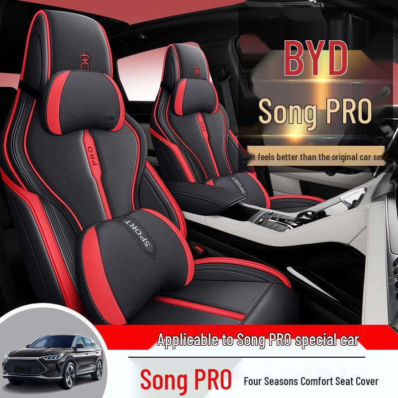 CKX Sports Leather Car Seat Cushion for BYD Song PRO - All-Season Cover.