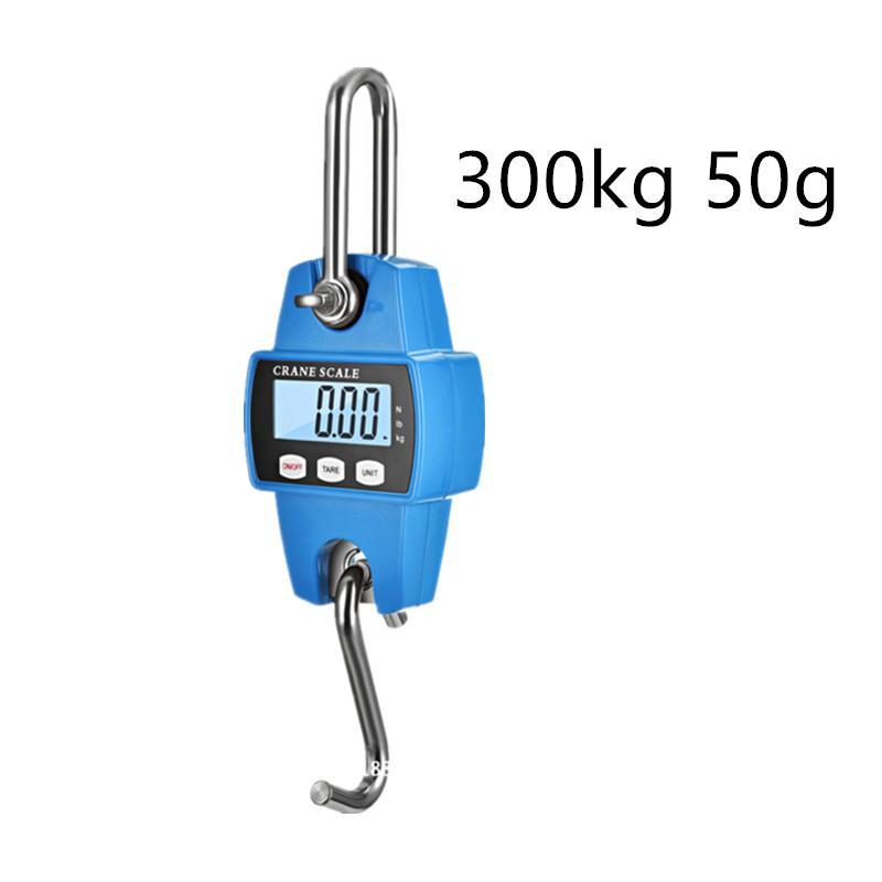 Kranwaage 200kg/100g 300kg/50g 500kg/100 LCD Gepäckwaage Schwerlast Hängewaage Tragbar Edelstahl