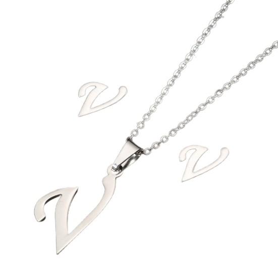 Užitečný počáteční náhrdelník Ekologické 26písmenné náhrdelníky do uší