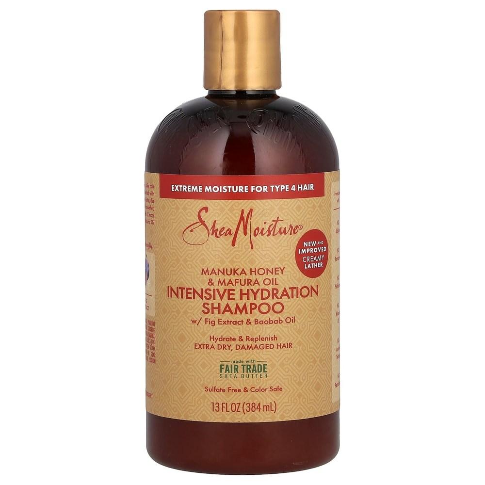 Shea Moisture Manuka Honey + Mapura Oil Shampoo Extra Dry + Damaged Hair 384ml 13oz 1 Pcs 384ml