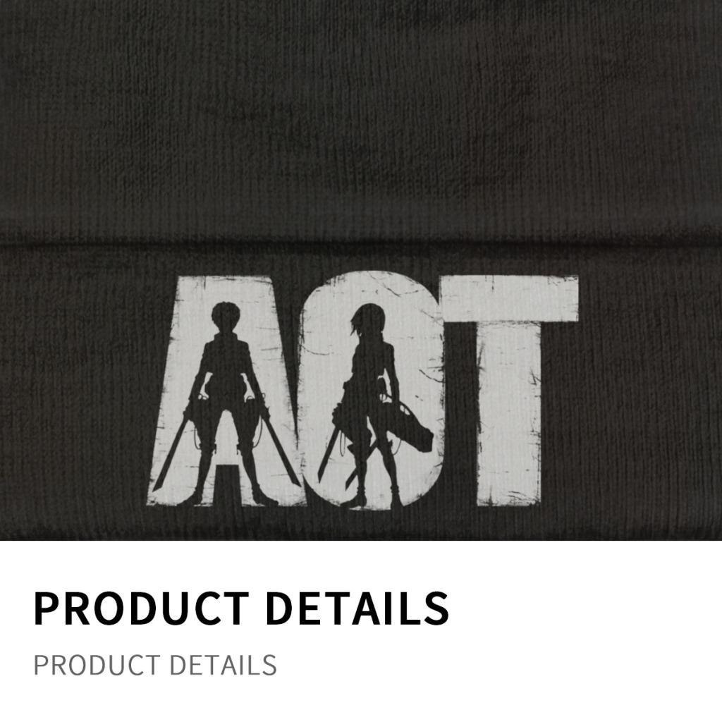 Attack on Titan Shingeki no Kyojin Titanenjäger Strickmütze Damen Unisex Skullies Beanies Wintermützen Anime Manga AOT Mütze