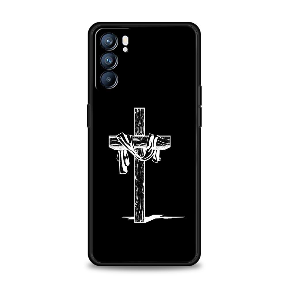 Christian Bible Jesus Phone Case For Oppo Reno14 Reno13 Reno12 11 F 10 Find X5 X9 Pro A54 5G A53 A52 A9 A78 4G A79 A80 A98 Cover