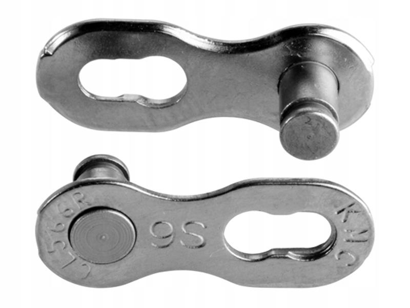 Spinka Łańcucha Kmc 9 Rzędowa Ept 2 Pary Missing Link Re-Usable Srebrne