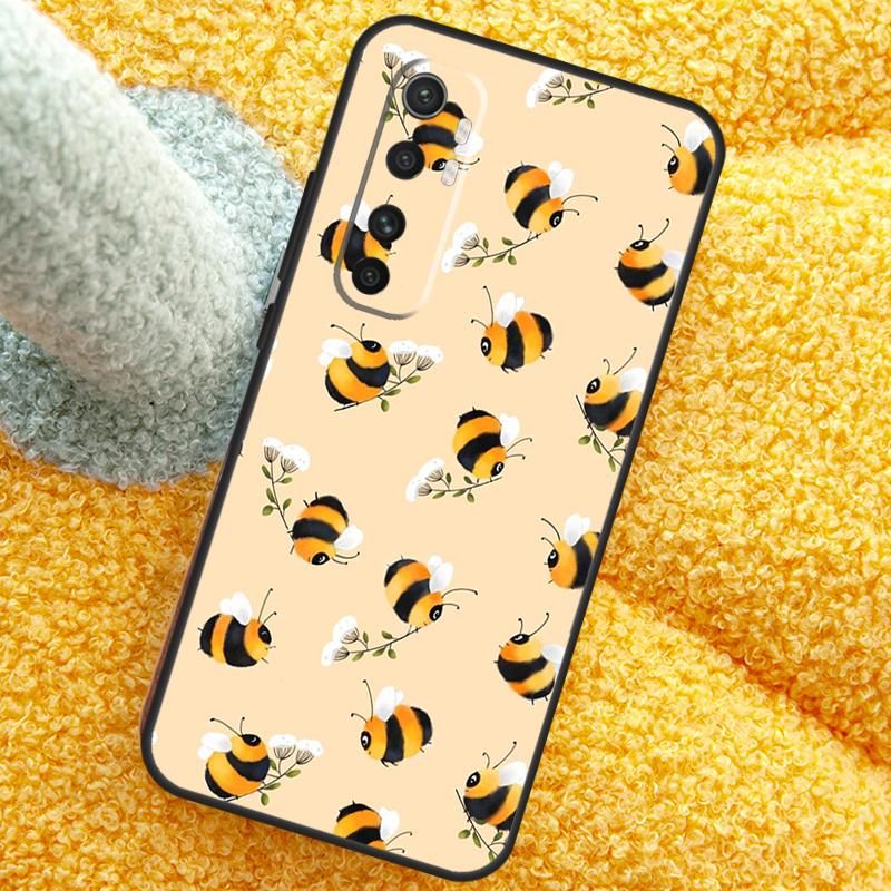Bee Bumblebee Pattern Case For Xiaomi 13T 14T 15T 14 15 Ultra 17 Pro Max Cover For POCO F8 F7 X7 Pro F5 F6 X5 X6