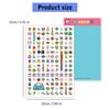 Retro Stamp Sticker Water Bottle Sticker Decorative Sticker Rewards Decal Poster Sticker for Scrapbooking Laptop