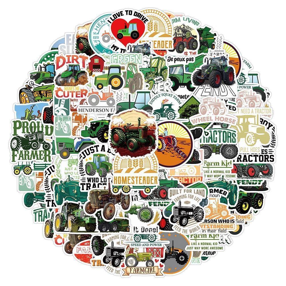 

10/52Pcs Farm Tractor Stickers Agrimotor Graffiti Stickers for DIY Luggage Laptop Skateboard Motorcycle Bicycle Stickers 10PCS