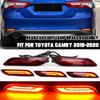 2X LED Bumper Reflector Tail Brake Signal Lamp Fog Lights For 18-UP Toyota Camry