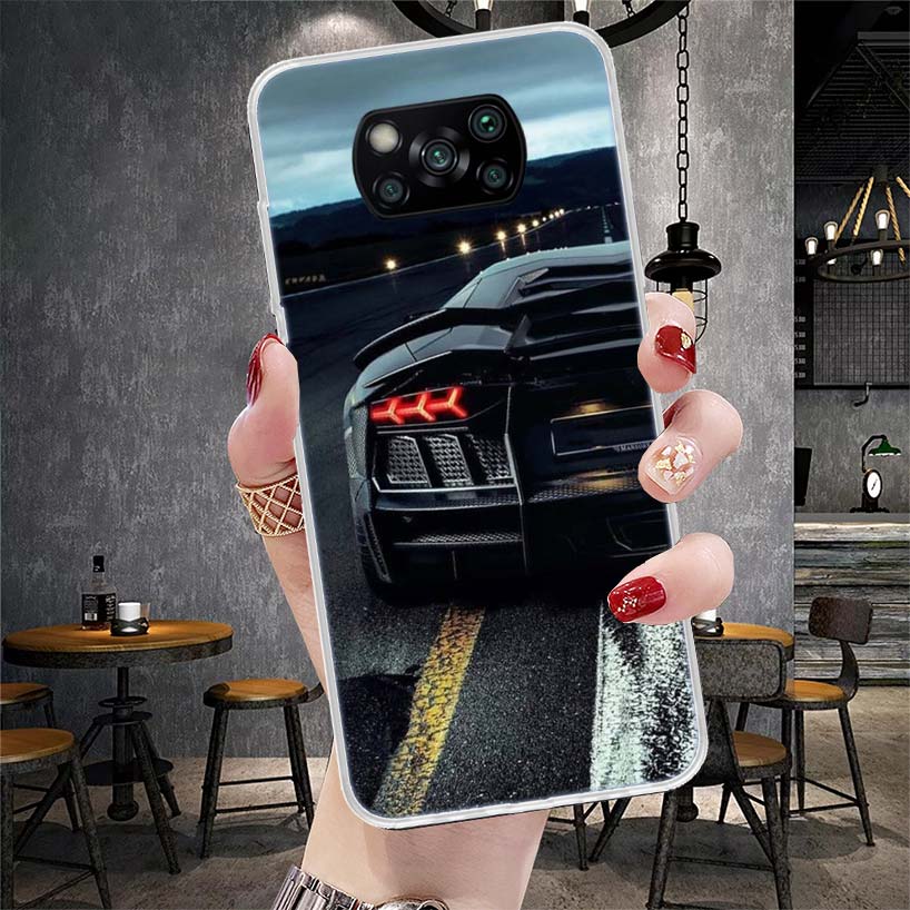 Sports Cars Male Men Soft Phone Case For Xiaomi Redmi 15C 15 13C 13 Poco X5 X6 X7 F7 Ultra M7 12C 12 10 10C 9C 9A 9T 9 Fundas Po
