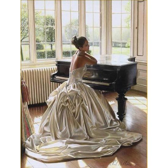 

Алмазная вышивка люди Full Square 40*50 cm