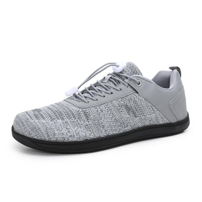Barefoot Style Minimalist Mesh Sneakers Men Women - Breathable Elastic Lace Low-Top Outdoor Walking Shoes