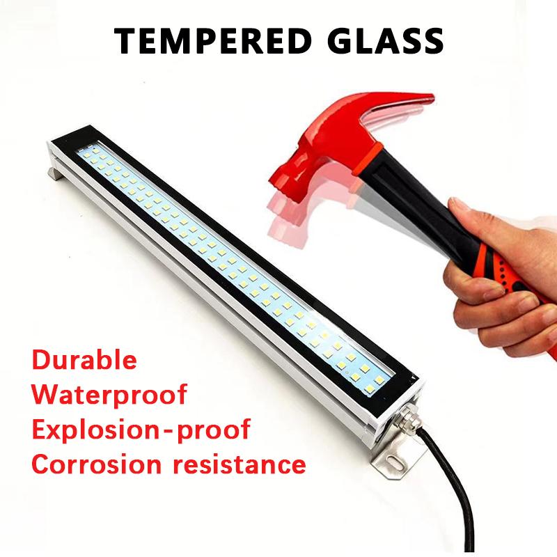 LED Explosion-proof Light IP67 Waterproof Oil Proof Machine Tool CNC Lathe Lamp Workshop Warehouse Aluminum Alloy Work Lamp