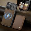 2 in 1 Detachable Business Magnetic Leather Wallet Solt Case  For iPhone 17 Pro Max 16 15 14 13 12 11 Plus 17air kickstand Cover
