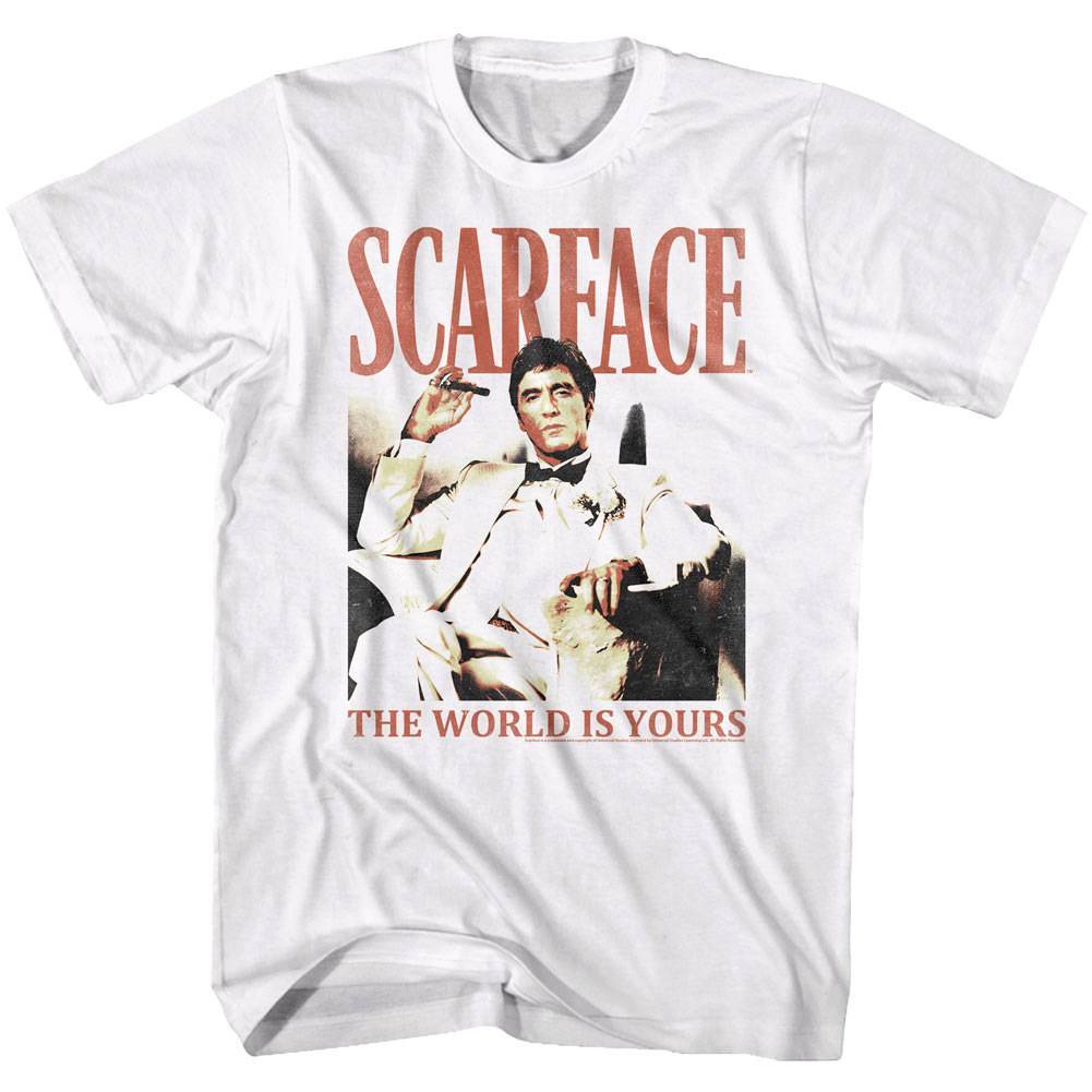 Scarface World is Yours Men White T Shirt XL