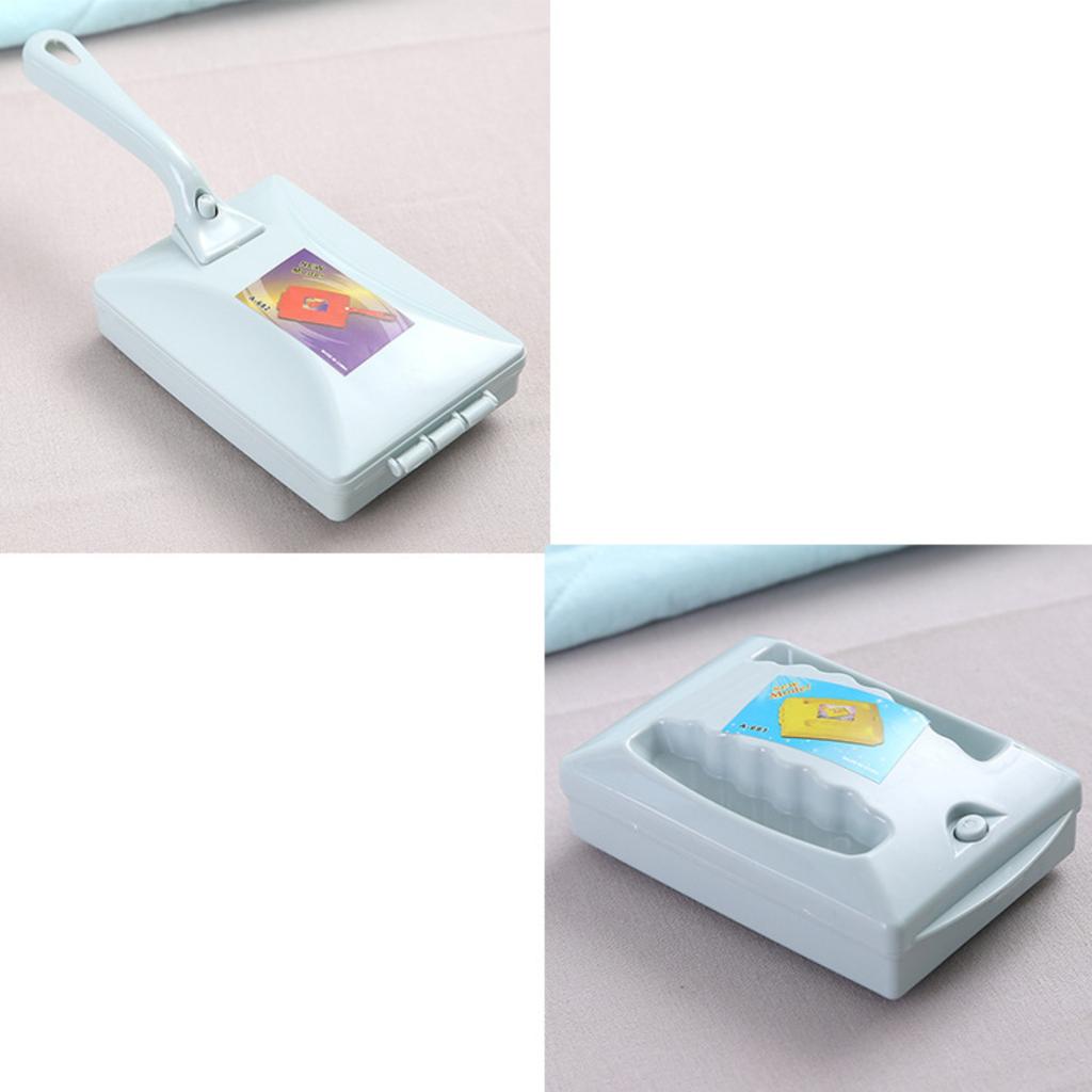 Household Cleaning Brush With Rollers Large-Sized Long-Handled Carpet Brush Sofa Dusting Brush With Static-Catch Hair Removal Bedding Brush