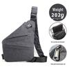 Borsa a tracolla pettorale antifurto per uomo e donna - Zaino da viaggio elegante e sicuro