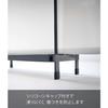 Yamazaki Easy-Dry Bathtub Lid Stand, Tower, Black, Approx. W25.5 X D13 X H30.5cm, Holds Shutter-Type Bathtubs, 5084