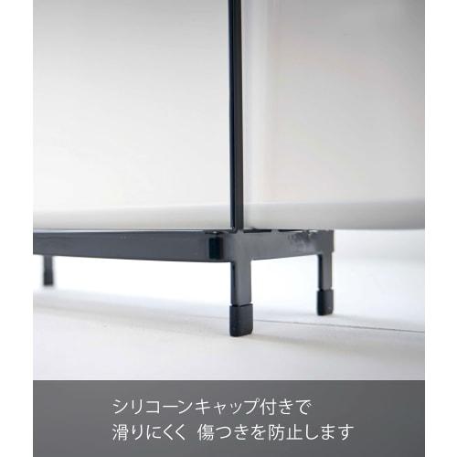 Yamazaki Easy-Dry Bathtub Lid Stand, Tower, Black, Approx. W25.5 X D13 X H30.5cm, Holds Shutter-Type Bathtubs, 5084