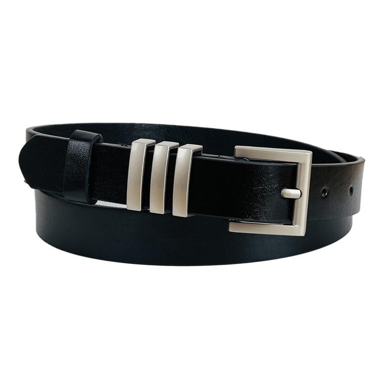 Korean Fashion Slim Belt Versatile Premium Female Pu Simplicity Business