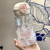 500ml Hello Kitty Brčko Kelímek Roztomilý Přenosný Plastový Kelímek Jednoduchý Studentský Dvojitý Kelímek na Pití Sportovní Nepropustný Kelímek na Vodu Dárek pro Dívky