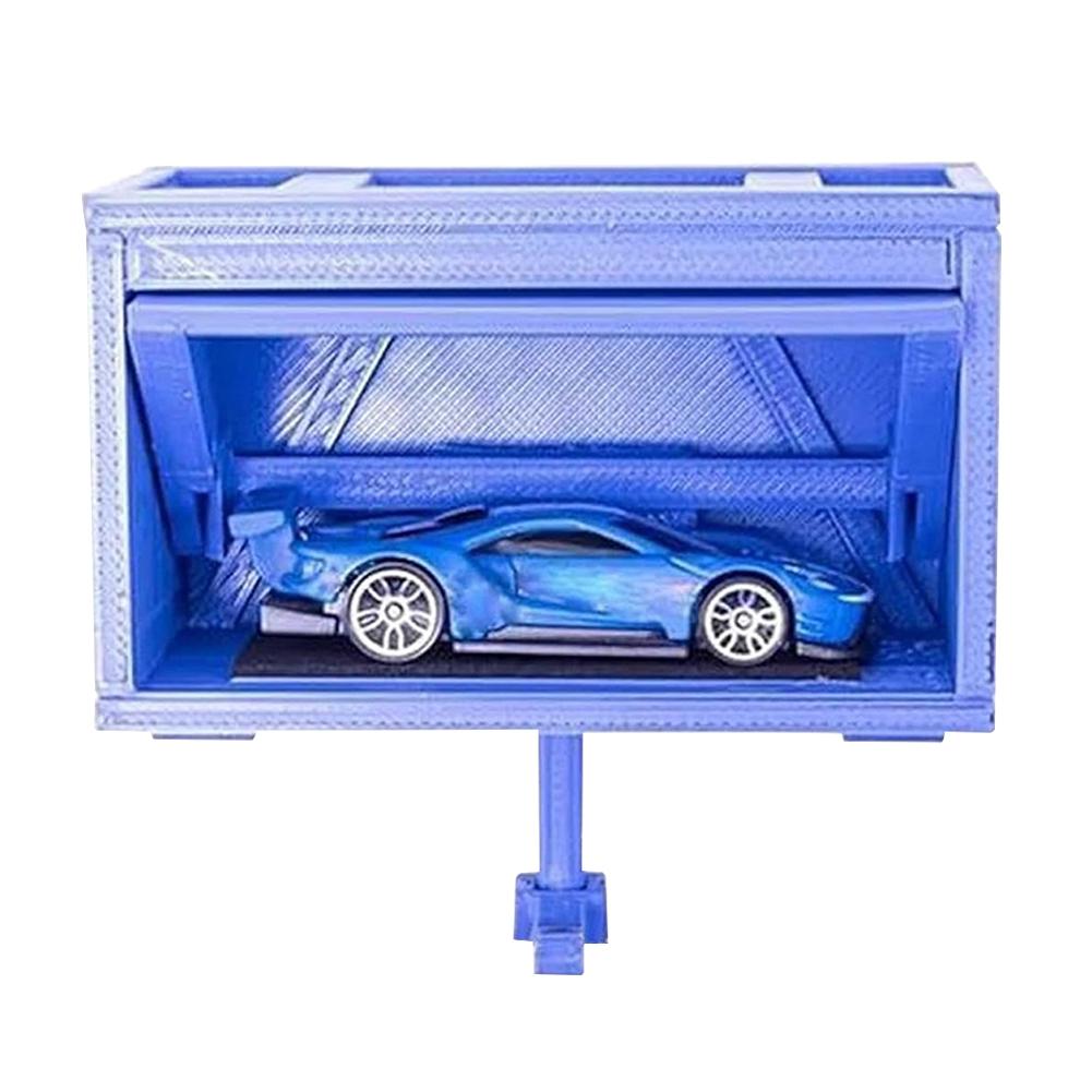 Creative 3D Printed Car Garage Key Holder With Opening Door Wall Mounted Keychain Storage Holder Easy Install Key Organizer Rack