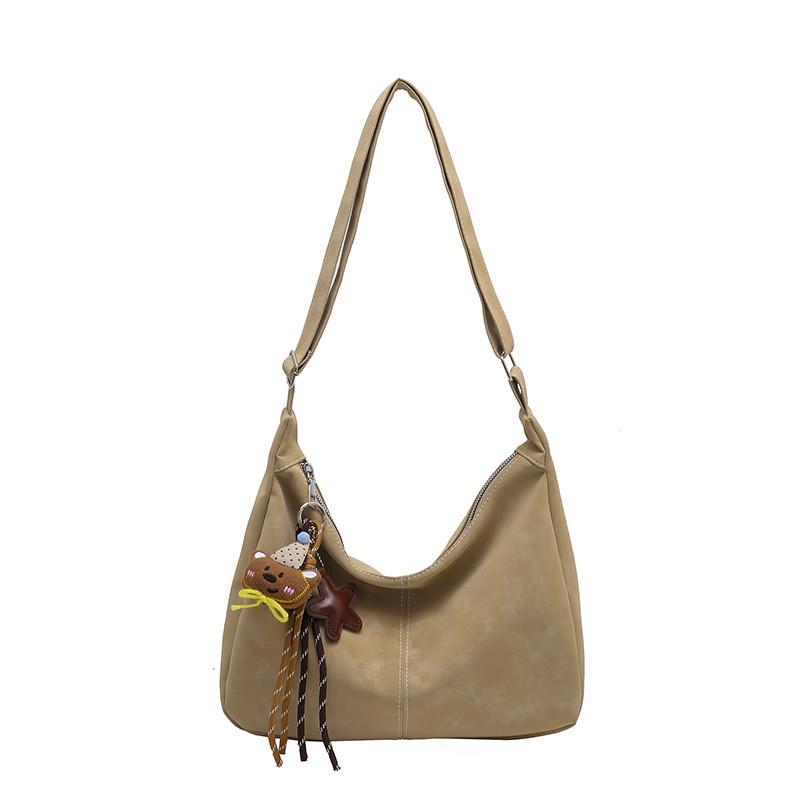 Vintage Retro Pu Tote Bag With Top Zip Closure For Daily Casual Use