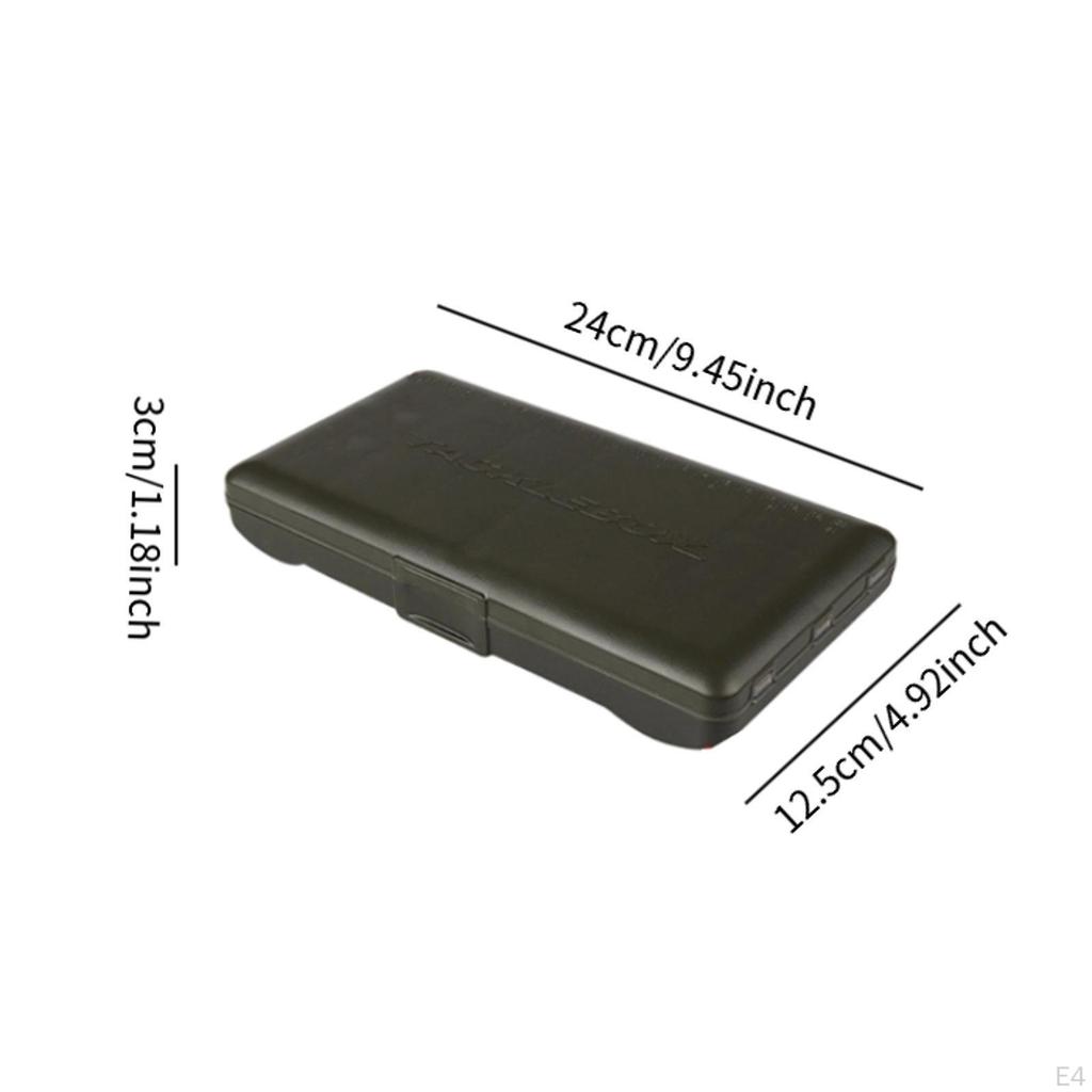 Empty Fishing Accessories Case with Compartments for Freshwater And Saltwater