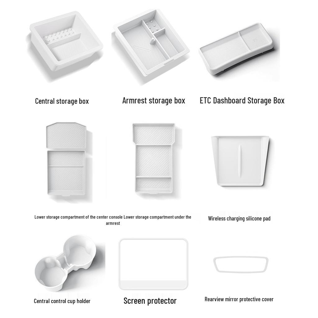 Wireless Charging Silicone Pad for Tesla Model Y/3 Console