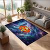 Tappeto in Flanella Stampato Manchester United Antiscivolo Morbido Poliestere Tappeto per Pavimento Tappetino Decorativo per Interni per Camera da Letto Soggiorno Divano